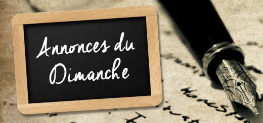 Annonces du Dimanche